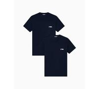 Emporio Armani Camiseta 2-PACK CREW NECK T-SHIRT AF14131 in Marino EU L