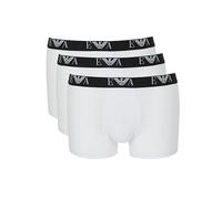 Emporio Armani Man'S Bold Monogram - Paquete de 3 Calzoncillos para Hombre, Color Blanco, Talla XL, Blanco/Blanco/Blanco, XL