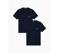 Emporio Armani Pack de 2 Camisetas Core Logoband Cuello redondo Azul Armani M para hombre
