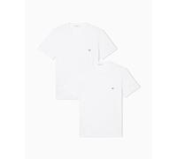 Emporio Armani Man'S Core Logoband - Paquete de 2 Camisetas de Cuello Redondo, Color Blanco, M, Regular, Blanco/Blanco, M