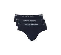 Emporio Armani Man'S Core Logoband - Paquete de 3 Calzoncillos para Hombre, Color Azul, Talla L, Azul Armani/Azul Armani/Azul Armani, L
