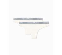 Emporio Armani Medias para Mujer, Blanco, S