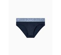 Emporio Armani Megalogo Brief Ropa Interior, Azul, XL para Hombre