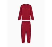 Emporio Armani Megalogo Pajamas Set Juego de Pijama, Rosso, M para Hombre