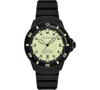 Emporio Armani Reloj Analógico para Hombres de Mecánico de Cuerda Manual con Correa en Silicona AR60085