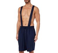 Emporio Armani Men's Superfine Linen Blend Bermuda Shorts, Navy Blue, M de los Hombres