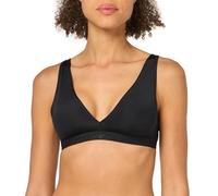 Emporio Armani Microfiber Logoband Padded Bralette Mujer, Negro (Black), S