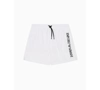 EMPORIO ARMANI Mid Boxer Bañador para Hombre, Blanco, M