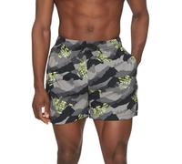 EMPORIO ARMANI Mid Boxer, Bañador para Hombre Hombre, CAMU Black/Eagles,