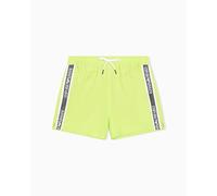 EMPORIO ARMANI Mid Boxer Bañador para Hombre, Lima (Lime Punch), Large