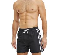 EMPORIO ARMANI Mid Boxer Bañador para Hombre, Negro, L