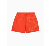 EMPORIO ARMANI Mid Boxer Bañador para Hombre, Red.com, X-Large