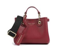 Emporio Armani - Mini Bolso de Mano con Estampado de Ciervo y Correa de Cinta - Bags - Mujer - Rojo - ONE SIZE -