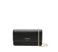 Emporio Armani - Mini Bolso en Cuero Abatanado - Bags - Mujer - Negro - ONE SIZE -