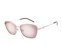 Emporio Armani Mujer EA2170 34268H Gafas de sol Metal Rosa Rosa Geométrico Normal Sombreado