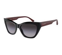 Emporio Armani Mujer Emporio Armani EA4176 50178G Gafas de sol Acetato Negro Gris Cat Eye Normal Sombreado