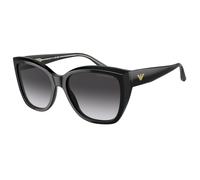 Emporio Armani Mujer Emporio Armani EA4198 50178G Gafas de sol Acetato Negro Gris Cat Eye Normal Sombreado