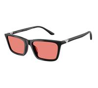 Emporio Armani Mujer Sunglass EA4239U - Color del Marco: Negro Brillante, Color de la Lente: Rosa
