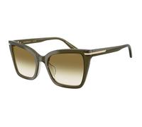 Emporio Armani Mujer Emporio Armani EA4273BU 63788E Gafas de sol Acetato Verde Verde Cuadrada Normal Matizado