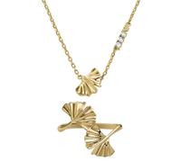 Emporio Armani Mujer Pulsera y Collar en Latón Dorado, Set