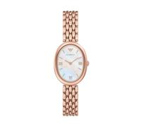 Emporio Armani Mujer Reloj de 34MM de Acero Inoxidable Tono Oro Rosa, AR11775