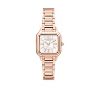 Emporio Armani Mujer Reloj de 35MM de Acero Inoxidable Tono Oro Rosa, AR11743