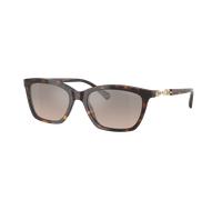 Emporio Armani Mujer Sunglass EA4238 - Color del Marco: Habana Brillante, Color de la Lente: Marrón degradado a plateado espejo gris