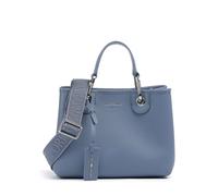 Emporio Armani My EA S Bolso de mano azul-gris, imitación de cuero, mujer