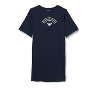 Emporio Armani Night Gown Camiseta de Noche, Marine, XS para Mujer