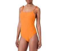 EMPORIO ARMANI One Piece Swimsuit Traje de baño de una Sola Pieza, Mango 3D EA Logo, XL para Mujer