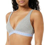 Emporio Armani Padded Sailing Bra Iconic Logoband, Sujetador acolchado para Mujer, Gris (Light Grey Melange), L