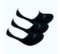 Emporio Armani Underwear 3-Pack Invisible Socks With Jacquard Eagle, Pack de 3 calcetines invisibles de los hombres, Black, S/M