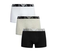 EMPORIO ARMANI Paquete de 3 Calzoncillos para Hombre, BLK/Grey Mel/White, XXL