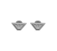 Emporio Armani Pendientes de acero inoxidable para hombre, plata EGS3130040, talla única, Acero inoxidable, Sin piedra preciosa