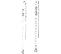 Emporio Armani Pendientes de plata de ley para mujer, EG3617040, talla única, Plata de ley, Sin piedra preciosa