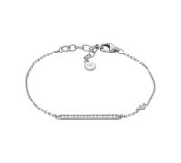 Emporio Armani Pulsera con identificación para mujer de de plata de ley, EG3592040, Tono Plata