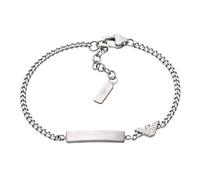 Emporio Armani Pulsera para Hombre en Tono Plateado, EGS3310040