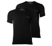 Emporio Armani Pure Cotton 2-Pack T-Shirt Camiseta, Negro, XL para Hombre