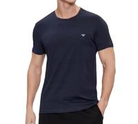 Emporio Armani Pure Cotton 2-Pack T-Shirt Hombre, Multicolor (Marine/Marine), S