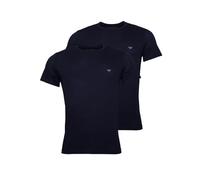 Emporio Armani Pure Cotton Crew Neck 2-Pack Camiseta, Marina/Marina, S Hombres