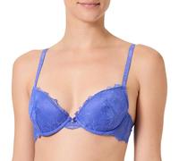 EMPORIO ARMANI Push Up Bra Removable Pads Sujetador, Lapislázuli Floral, 95B para Mujer