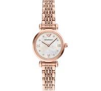 Emporio Armani Reloj analógico 'GIANNI' oro rosa / blanco perla One Size EUR