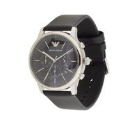 Emporio Armani Hombre Reloj de 42MM de Acero Inoxidable Tono Plateado, AR11774