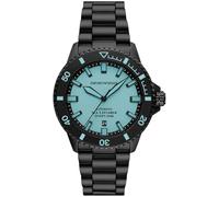 Emporio Armani Reloj Analógico para Hombres de Mecánico de Cuerda Manual con Correa en Acero Inoxidable AR60084