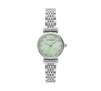 Emporio Armani Reloj analógico verde claro / plata, Talla One Size