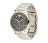 Emporio Armani Hombre Reloj de 42MM de Acero Inoxidable Tono Plateado, AR11772