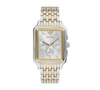 Emporio Armani Reloj cronógrafo de Acero Inoxidable de Dos Tonos