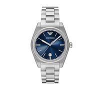 Emporio Armani Reloj de Acero Inoxidable con Tres manecillas para Hombre (Modelo: AR11620), Plateado, Moderno