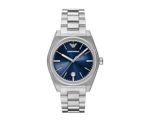 Emporio Armani Reloj de Acero Inoxidable con Tres manecillas para Hombre (Modelo: AR11620), Plateado, Moderno