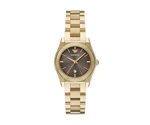 Emporio Armani Reloj de acero inoxidable dorado con tres manecillas para mujer (modelo: AR11657), Oro pálido, one size, Federica